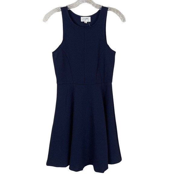 Everly Navy Blue Fit & Flare - Picture 5 of 8
